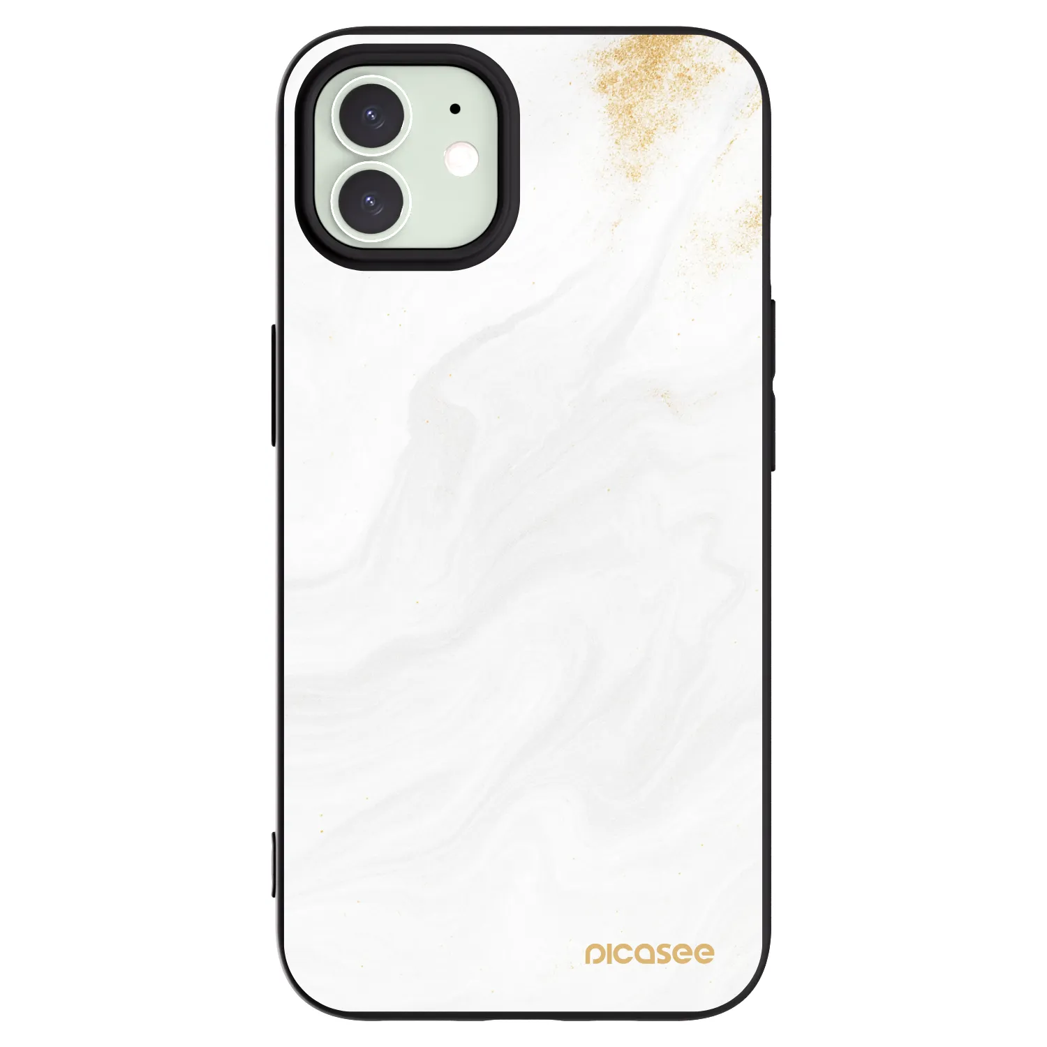 Picasee husă neagră din silicon pentru Apple iPhone 12 Pro - White