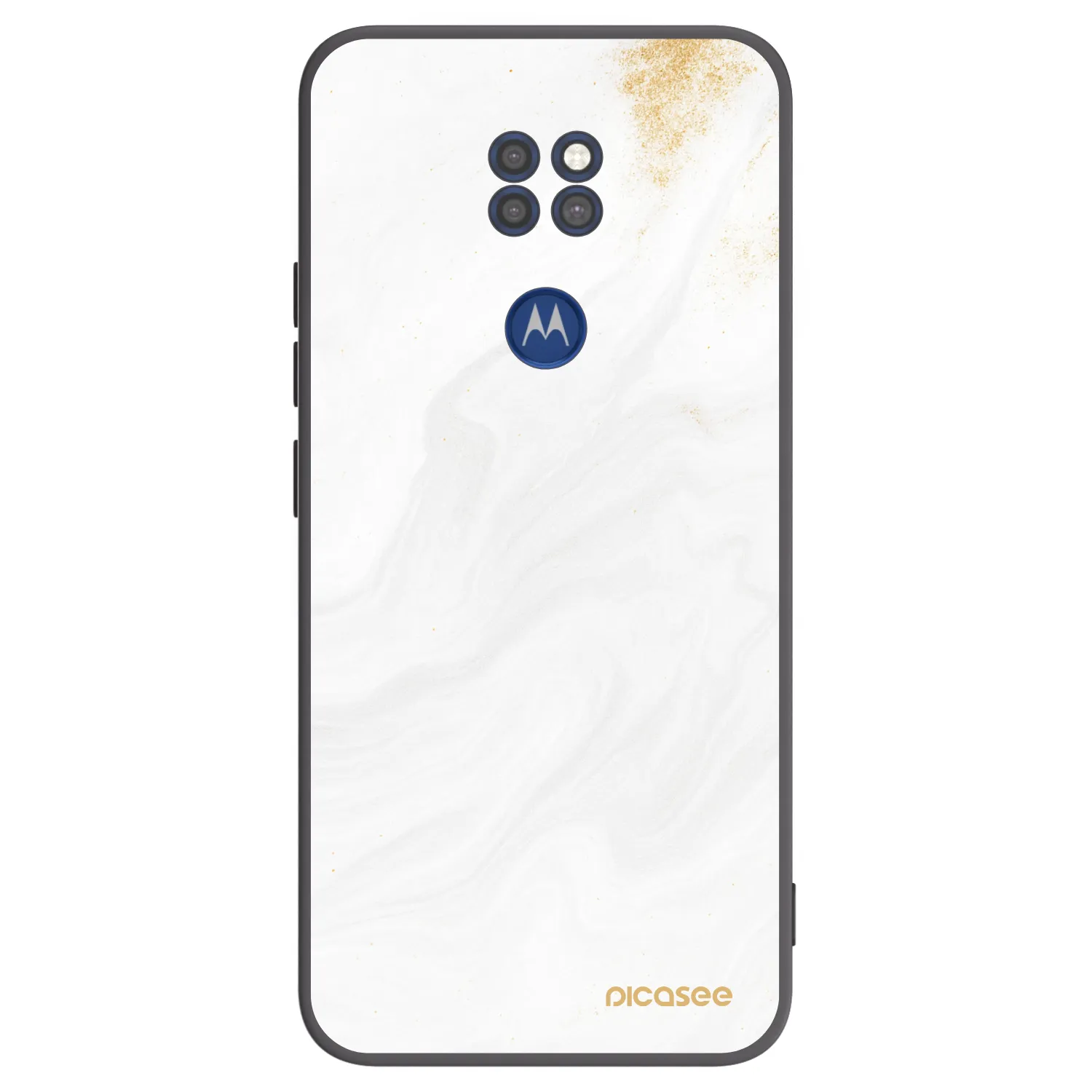 Picasee husă neagră din silicon pentru Motorola Moto G9 Play - White
