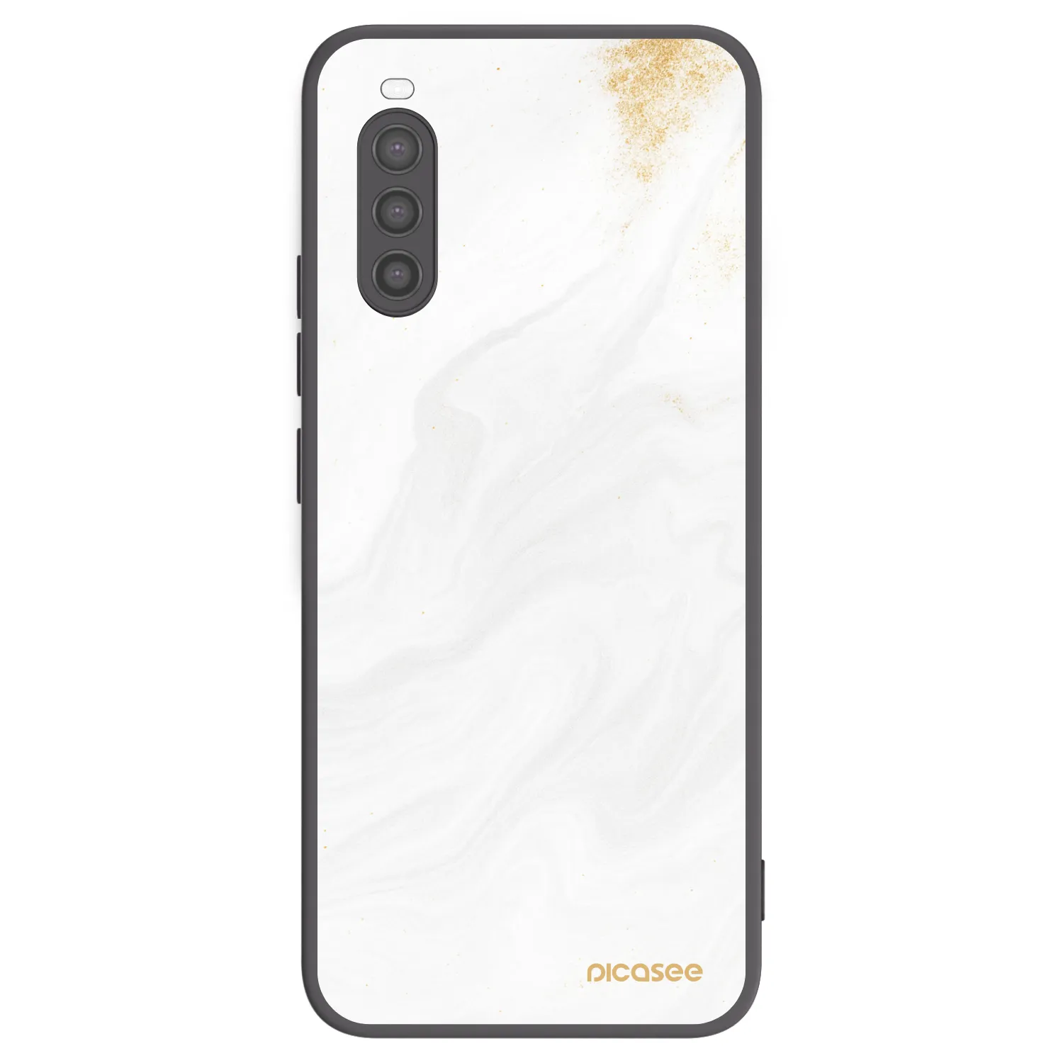 Picasee husă neagră din silicon pentru Sony Xperia 10 II - White