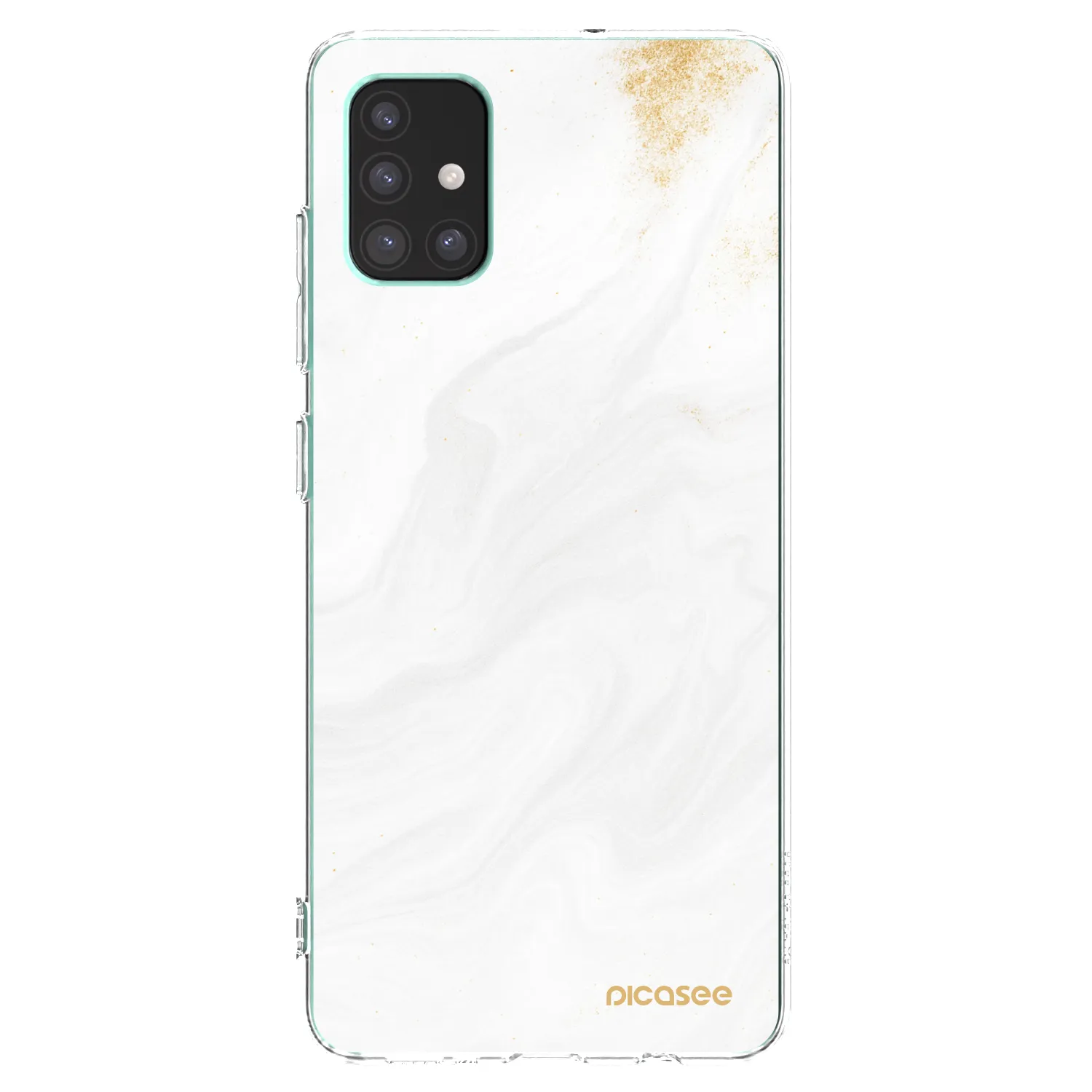 Picasee husă transparentă din silicon pentru Samsung Galaxy M51 M515F - White
