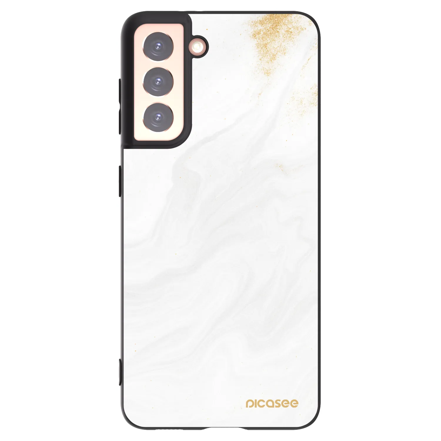 Picasee husă neagră din silicon pentru Samsung Galaxy S21 5G G991B - White