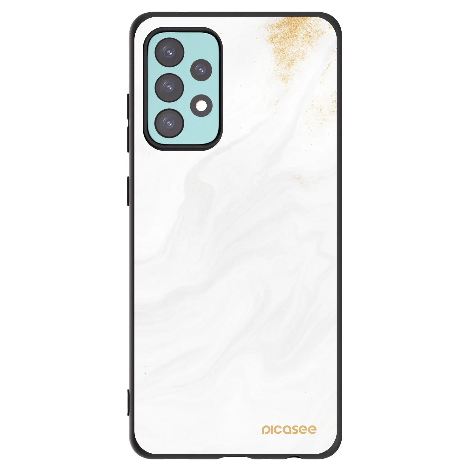 Picasee husă neagră din silicon pentru Samsung Galaxy A72 A725F - White