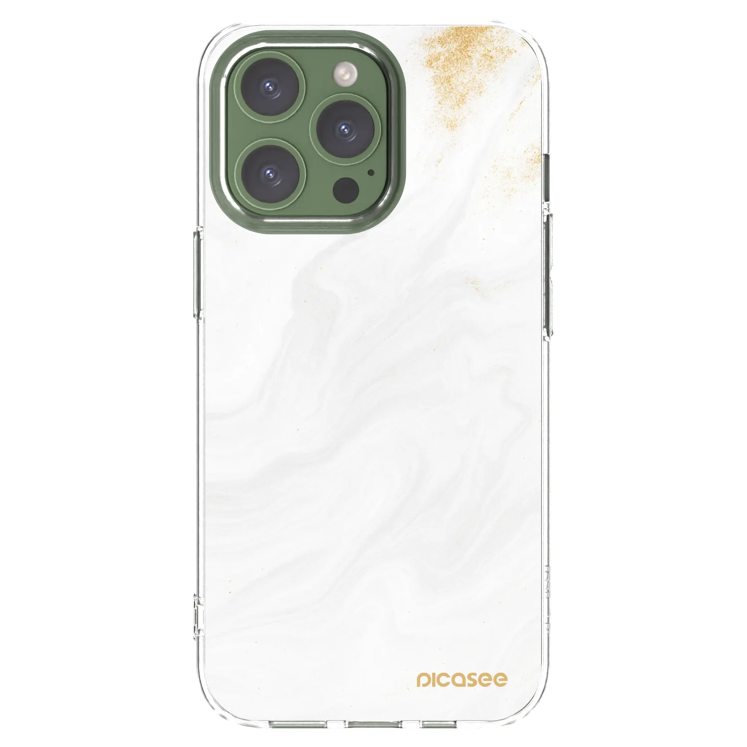 Picasee husă transparentă din silicon pentru Apple iPhone 13 Pro - White