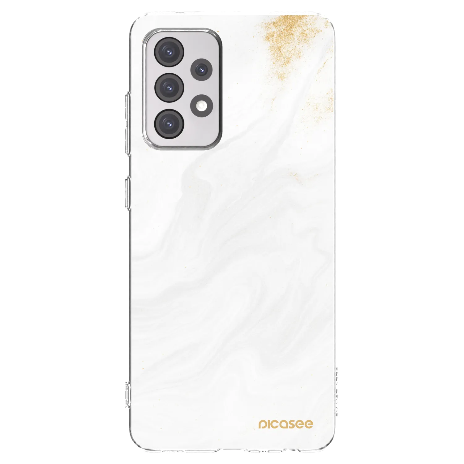 Picasee husă transparentă din silicon pentru Samsung Galaxy A52s 5G A528B - White