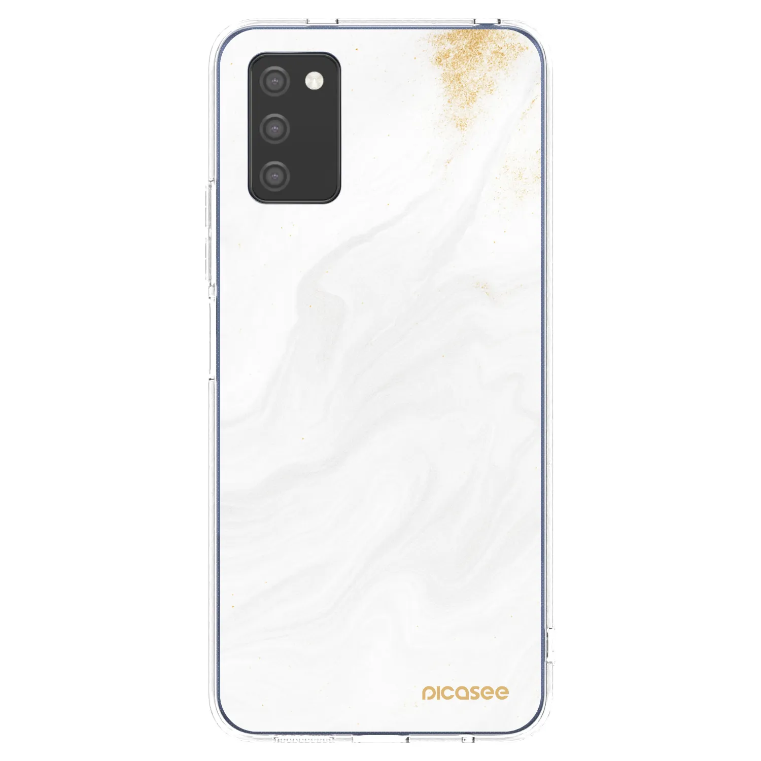 Picasee husă transparentă din silicon pentru Samsung Galaxy A03s A037G - White
