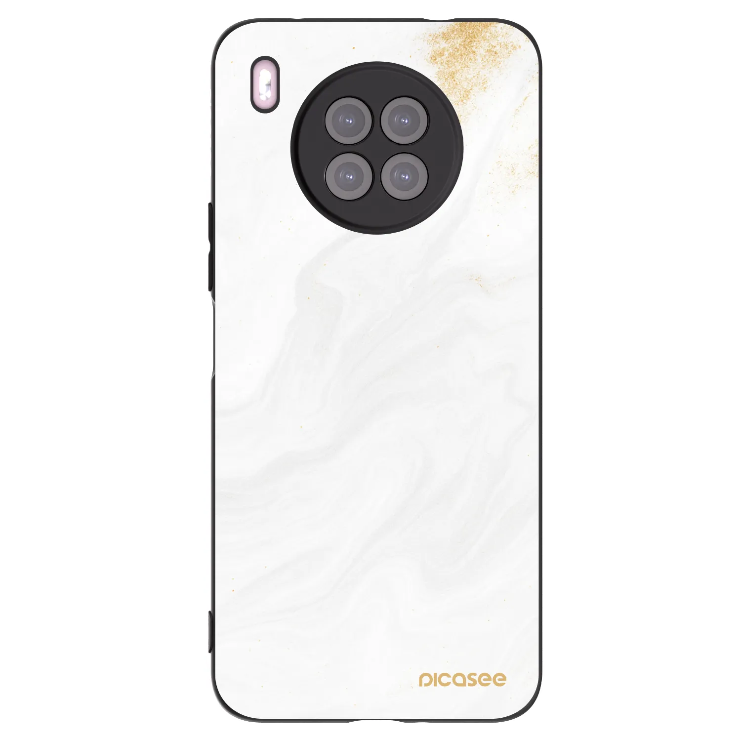 Picasee husă neagră din silicon pentru Huawei Nova 8i - White