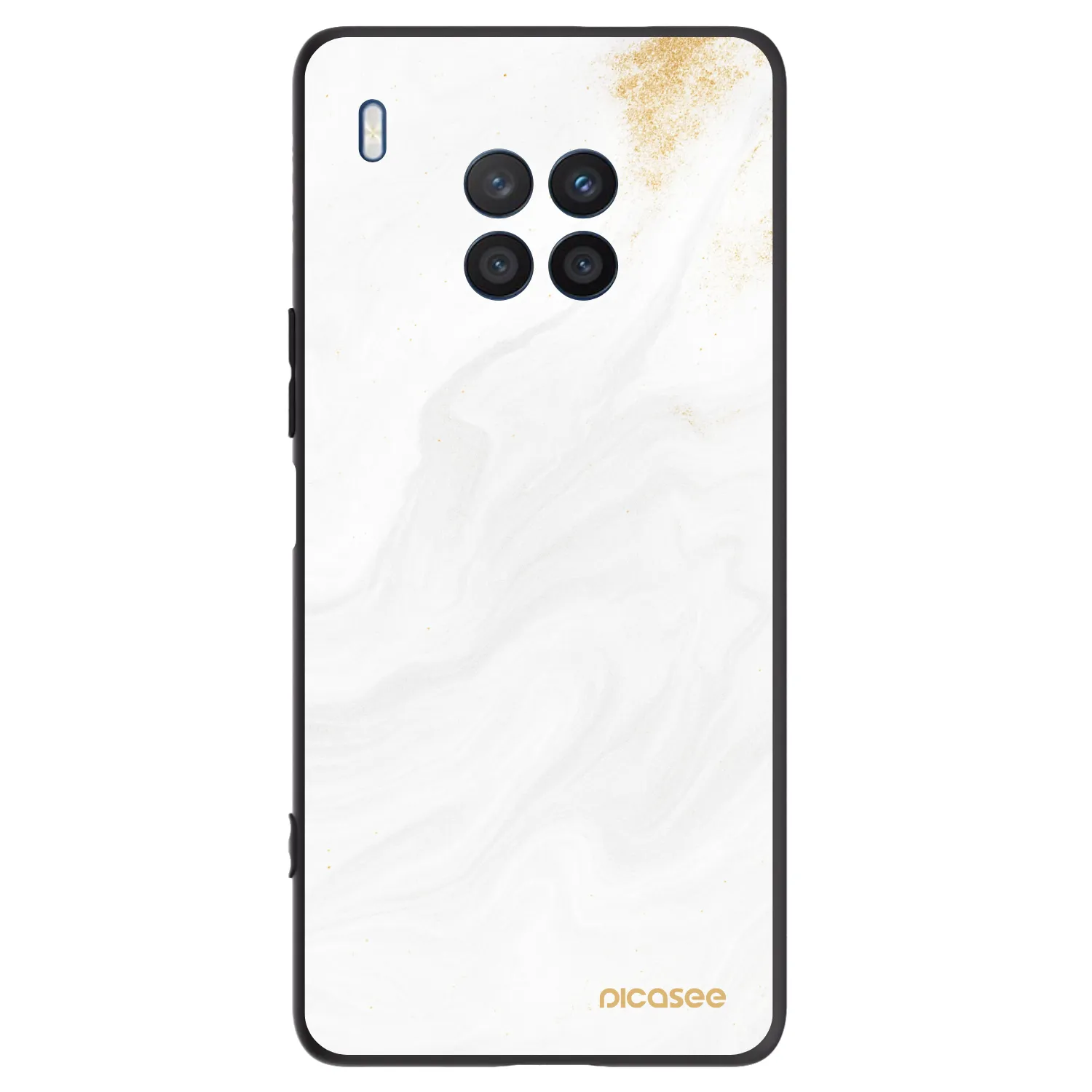 Picasee husă neagră din silicon pentru Honor 50 Lite - White