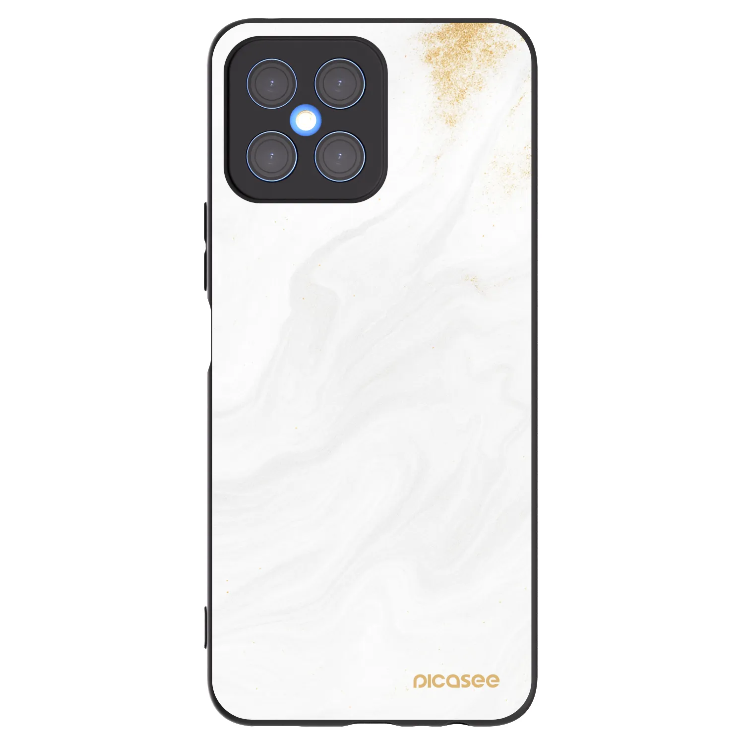 Picasee husă neagră din silicon pentru Honor X8 4G - White