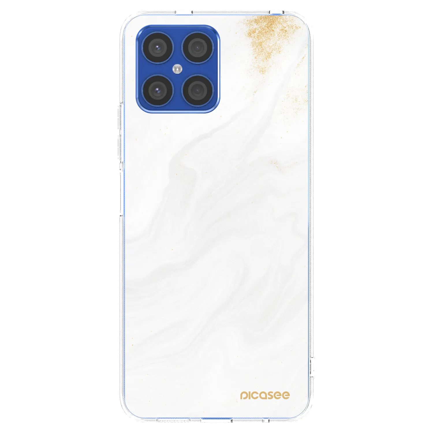 Picasee husă transparentă din silicon pentru Honor X8 4G - White