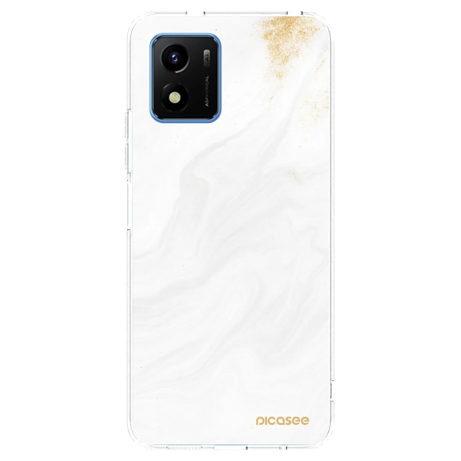 Picasee husă transparentă din silicon pentru Vivo Y01 - White