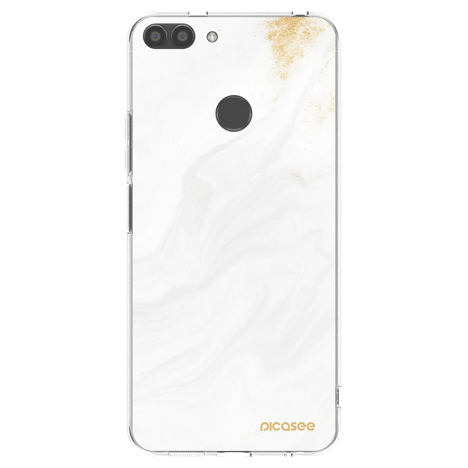 Picasee husă transparentă din silicon pentru Huawei P Smart - White