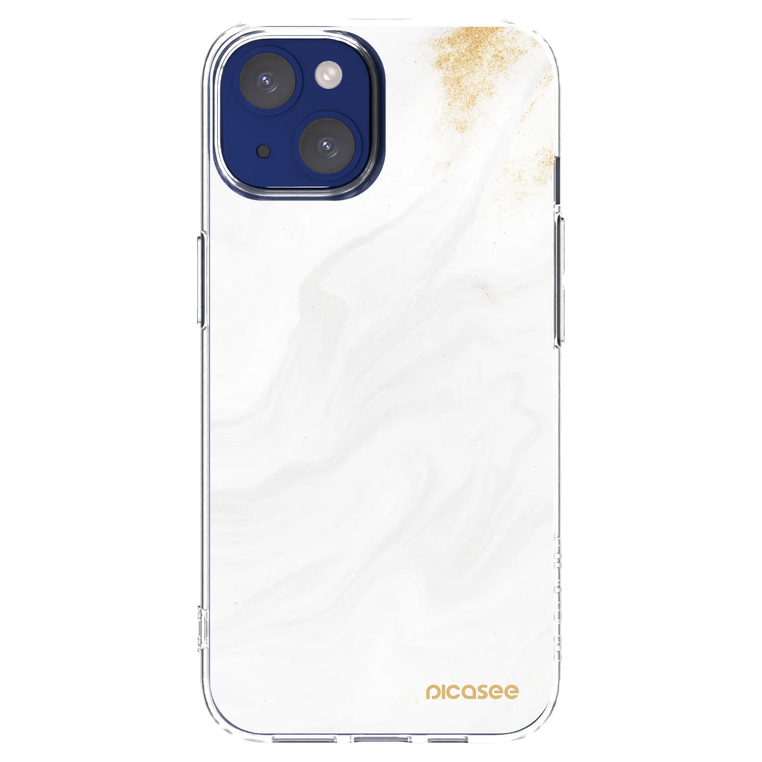 Picasee husă transparentă din silicon pentru Apple iPhone 14 - White