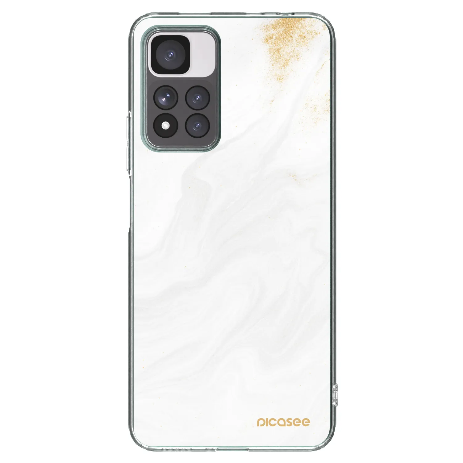 Picasee husă transparentă din silicon pentru Xiaomi Redmi Note 11 Pro+ 5G - White