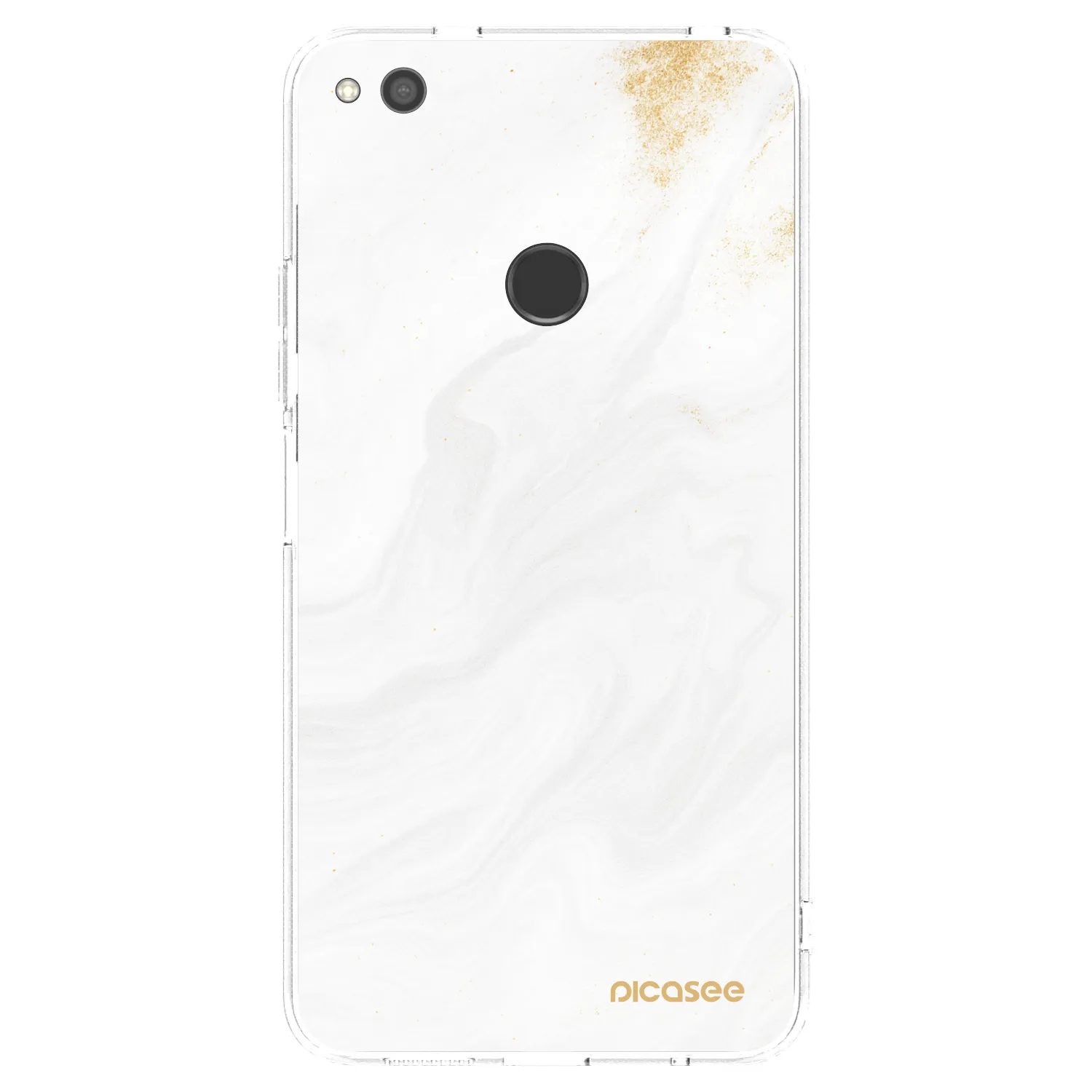 Picasee husă transparentă din silicon pentru Huawei P9 Lite 2017 - White