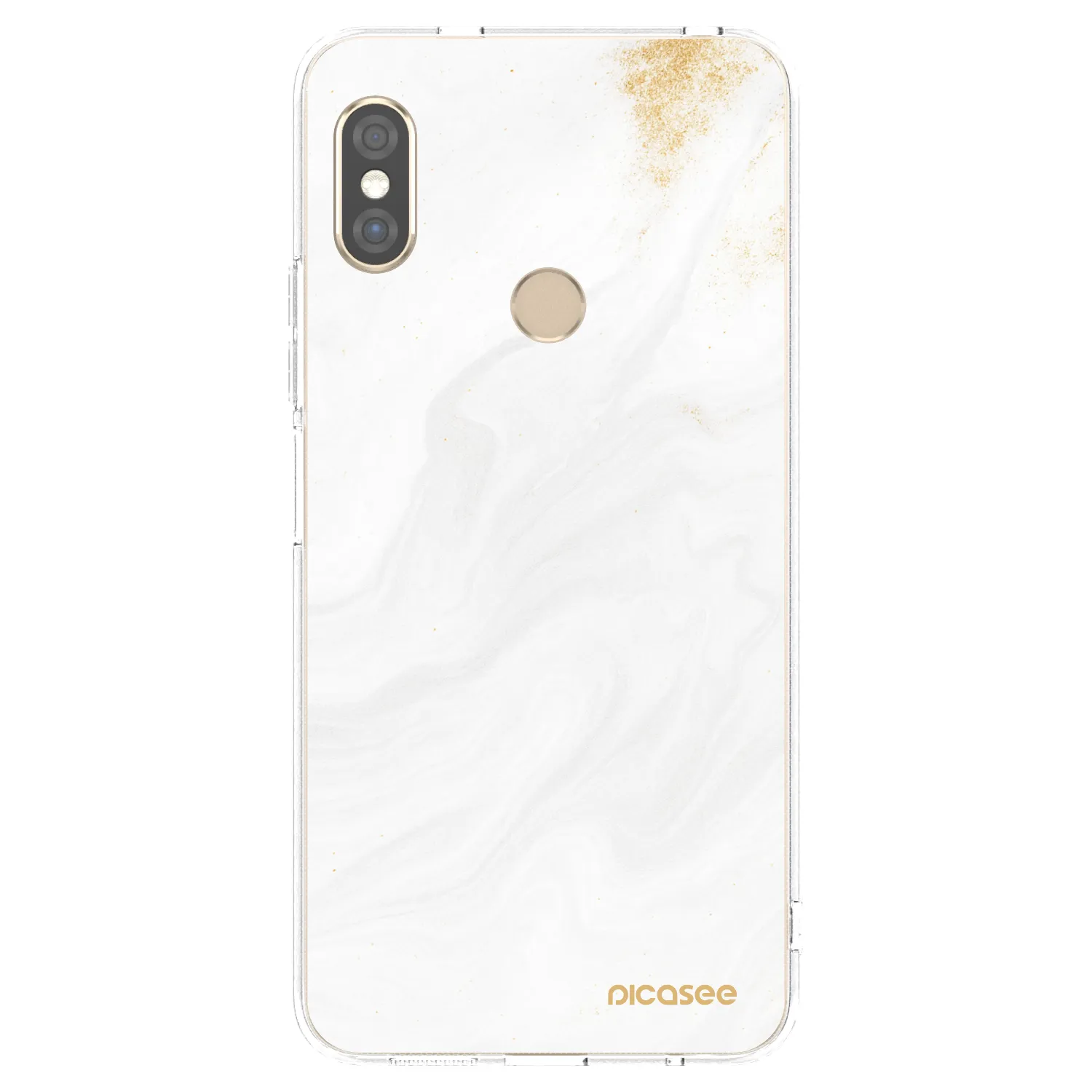 Picasee husă transparentă din silicon pentru Xiaomi Redmi Note 5 Global - White