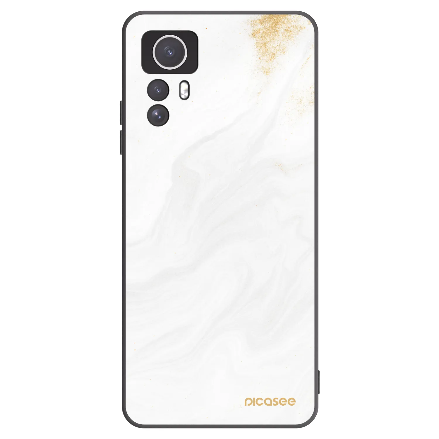Picasee husă neagră din silicon pentru Xiaomi Redmi Note 12S - White