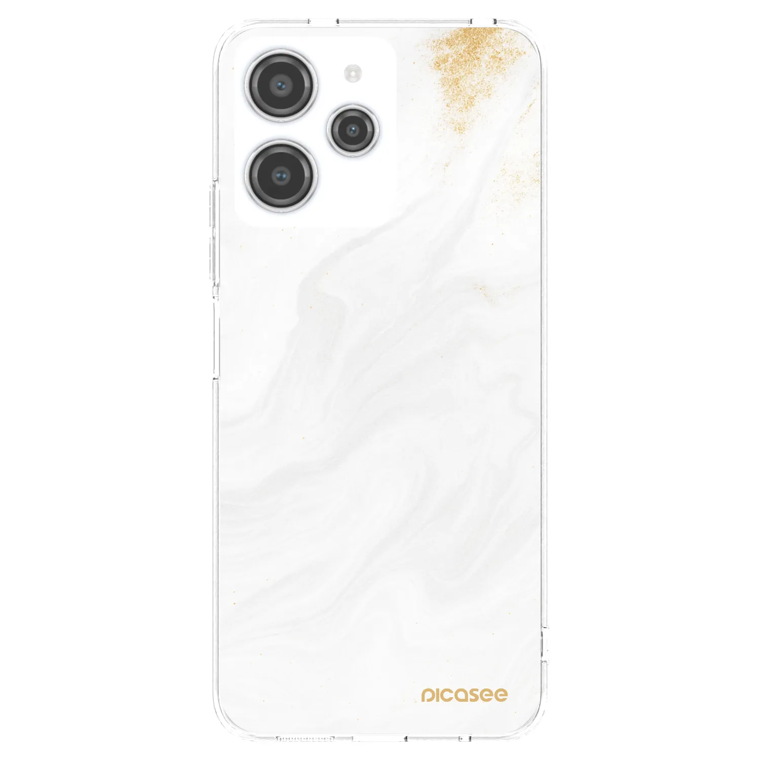 Picasee husă transparentă din silicon pentru Xiaomi Redmi 12 4G - White