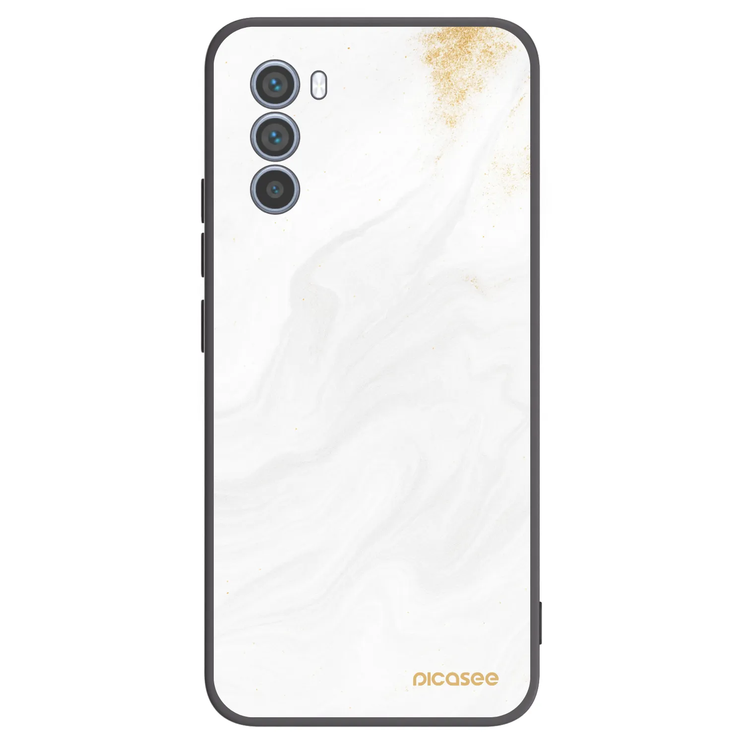Picasee husă neagră din silicon pentru Motorola Moto G62 - White