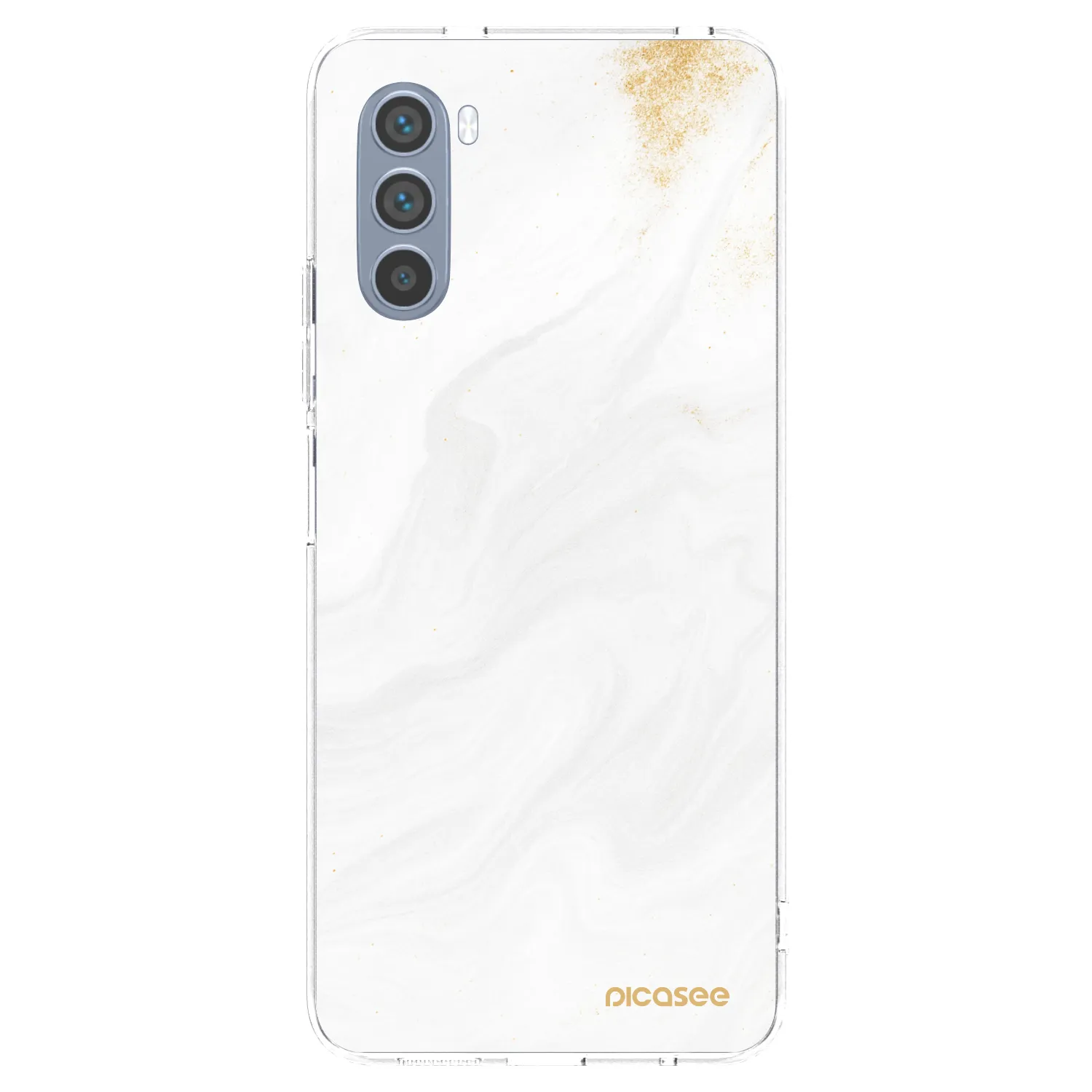 Picasee husă transparentă din silicon pentru Motorola Moto G62 - White