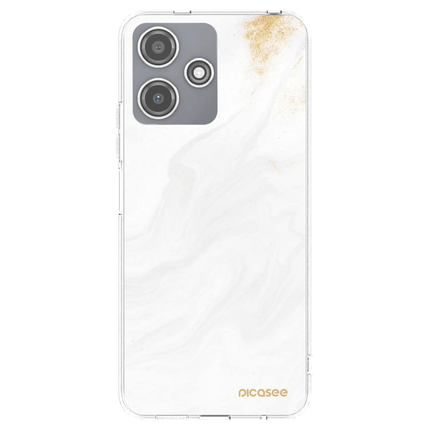 Picasee husă transparentă din silicon pentru Xiaomi Redmi 12 5G - White