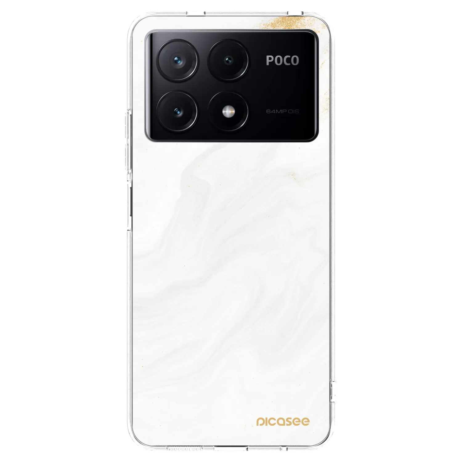 Picasee husă transparentă din silicon pentru Xiaomi Poco X6 Pro - White