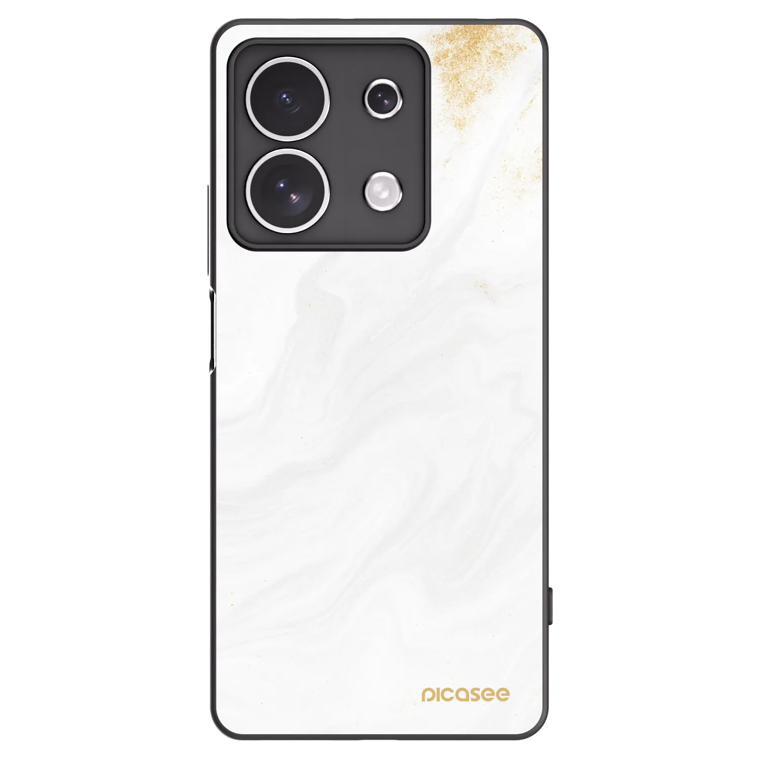Picasee husă neagră din silicon pentru Xiaomi Redmi Note 13 4G - White