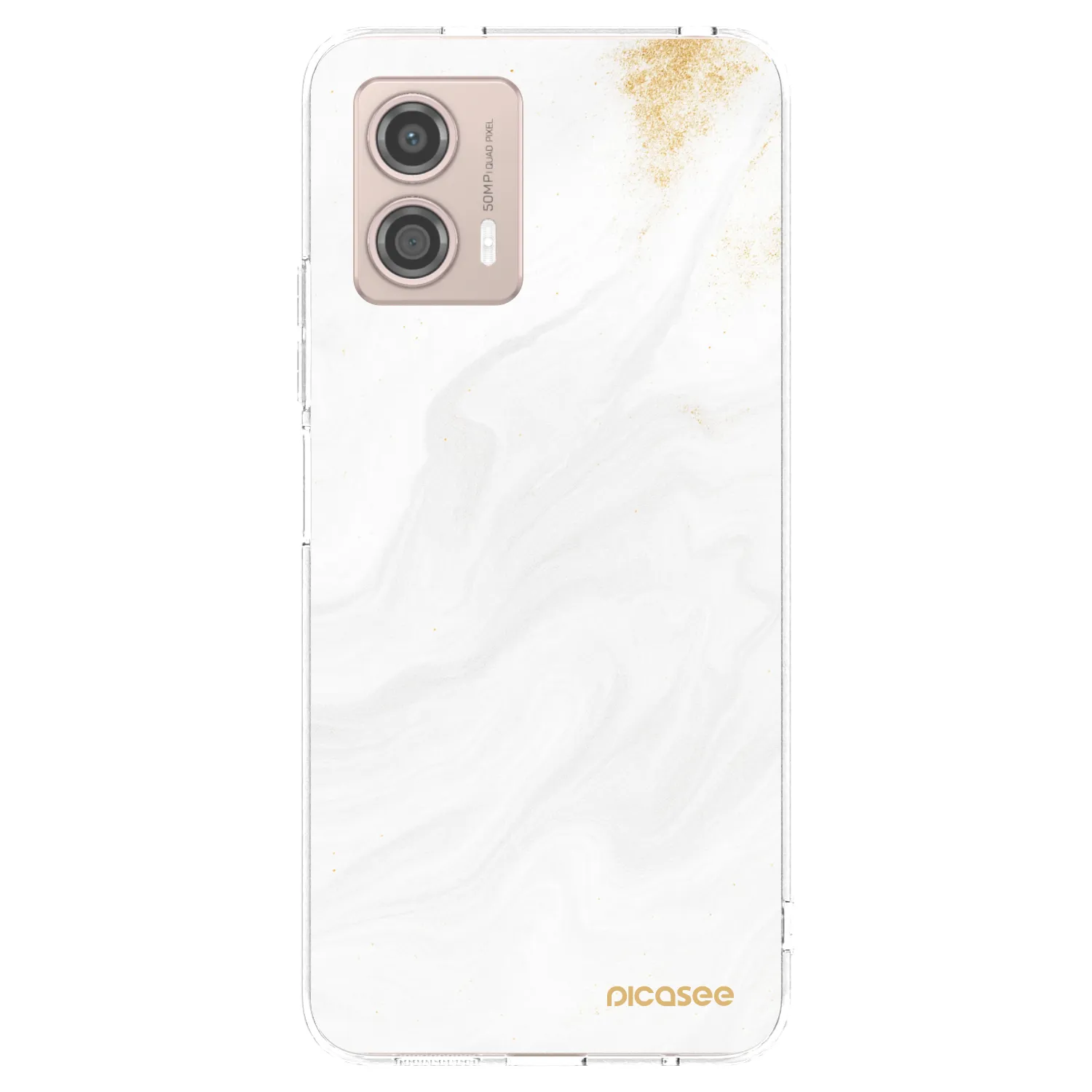 Picasee husă transparentă din silicon pentru Motorola Moto G53 5G - White