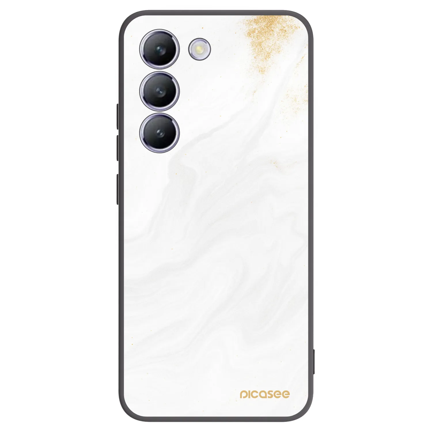 Picasee husă neagră din silicon pentru Vivo V40 SE 5G - White
