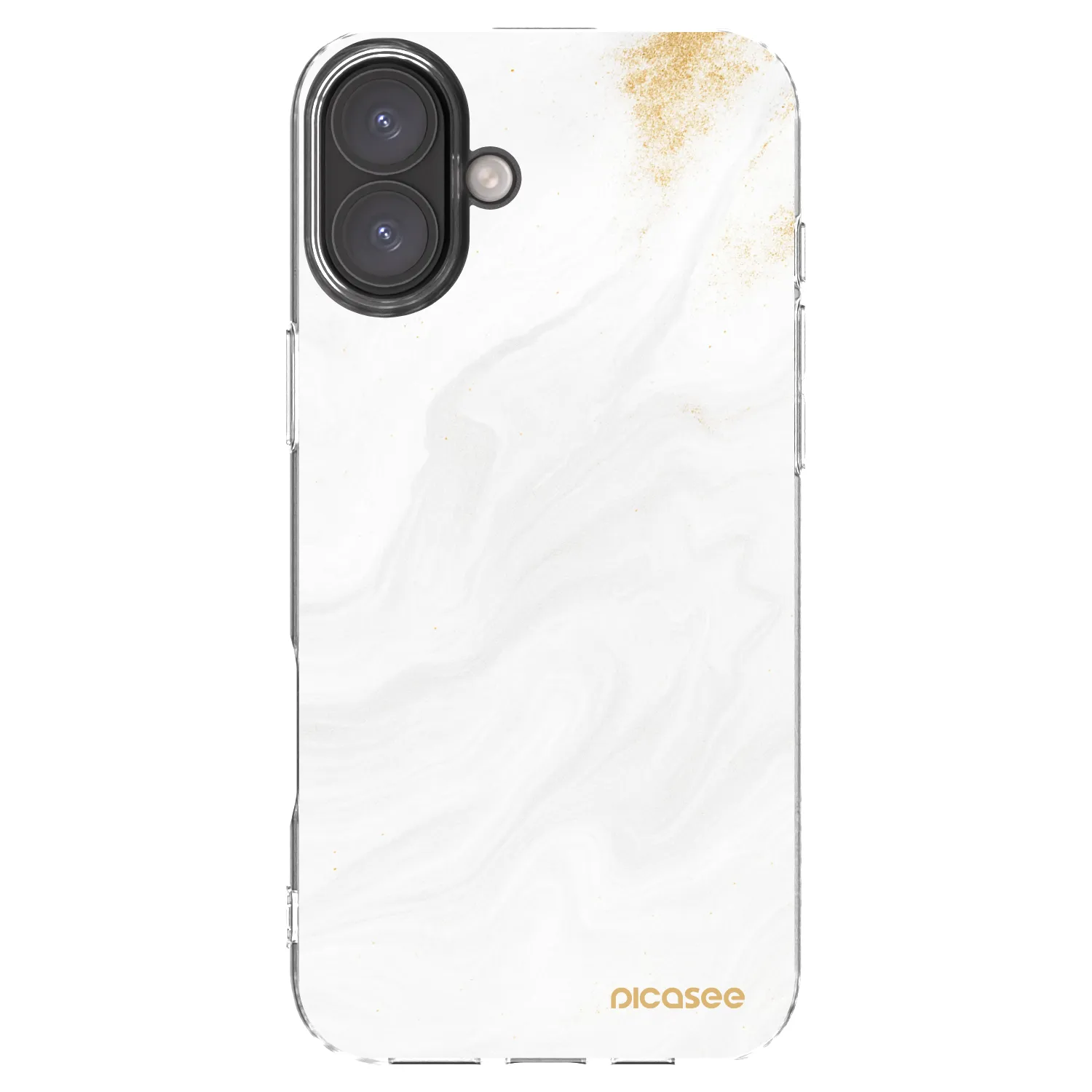 Picasee husă transparentă din silicon pentru Apple iPhone 16 Plus - White