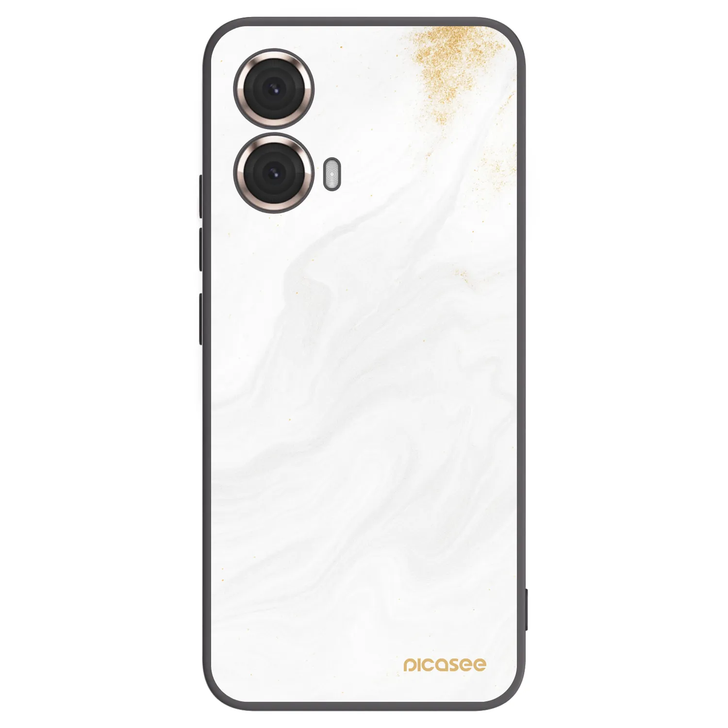 Picasee husă neagră din silicon pentru Motorola Moto G85 - White