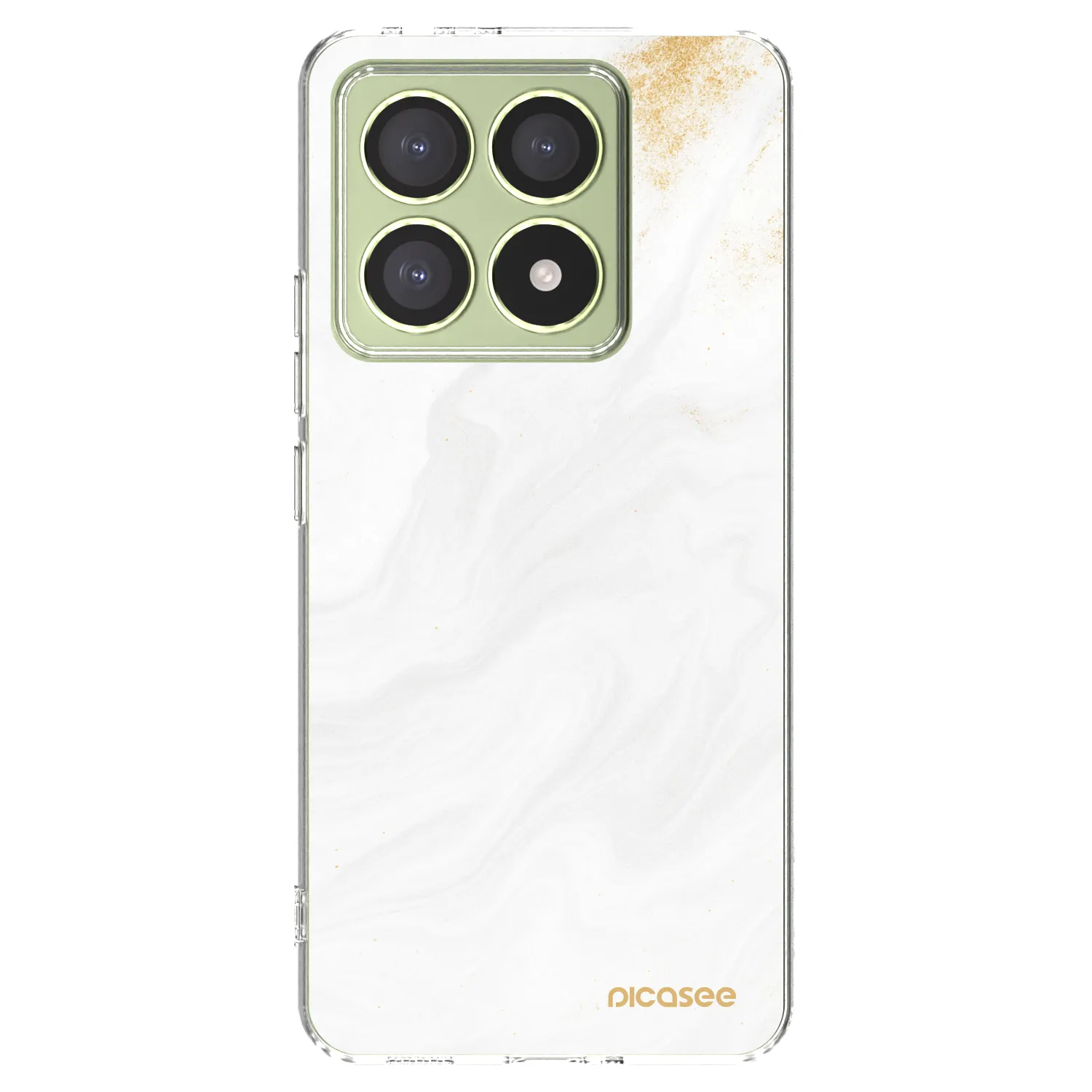 Picasee husă transparentă din silicon pentru Xiaomi 14T - White