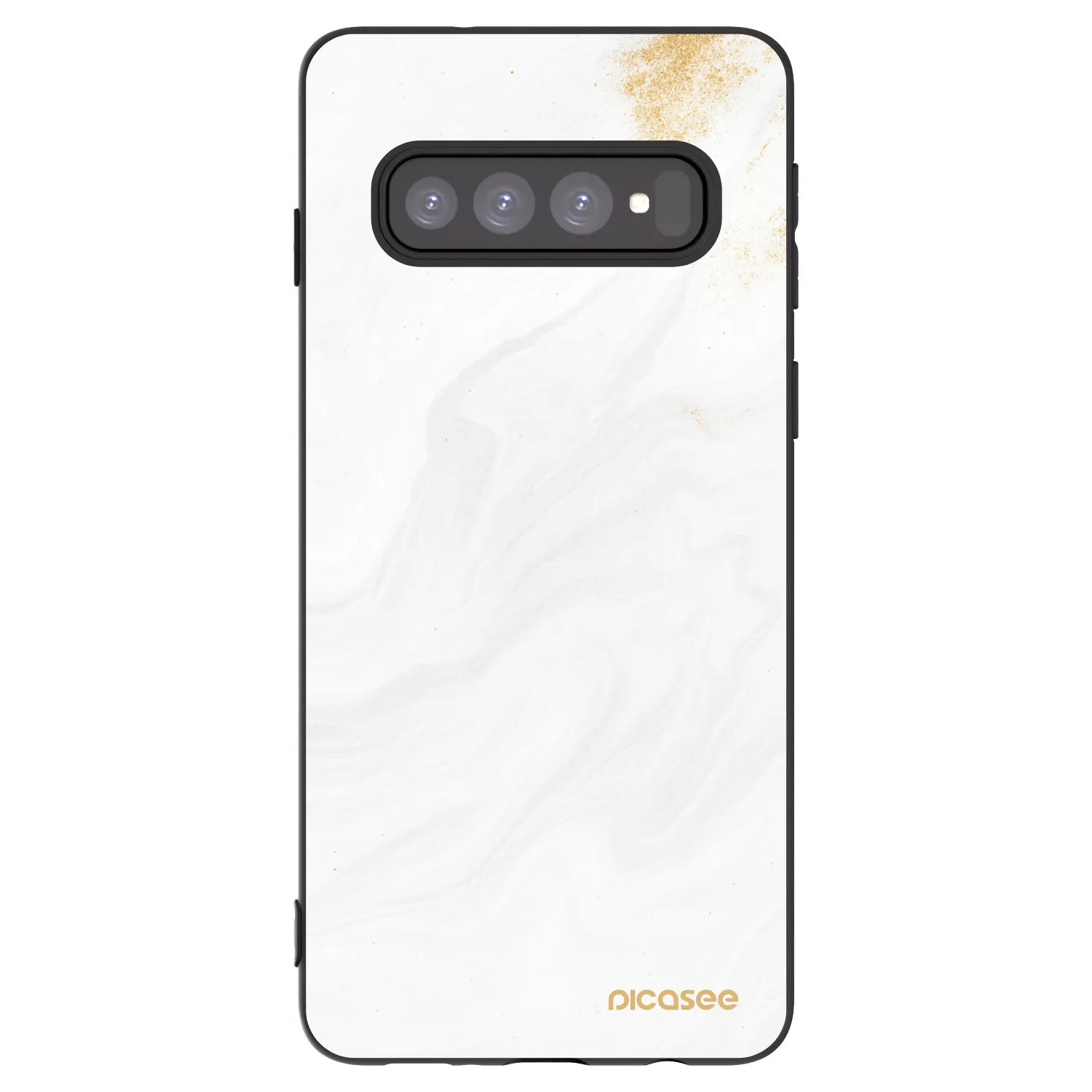 Picasee husă neagră din silicon pentru Samsung Galaxy S10 G973 - White