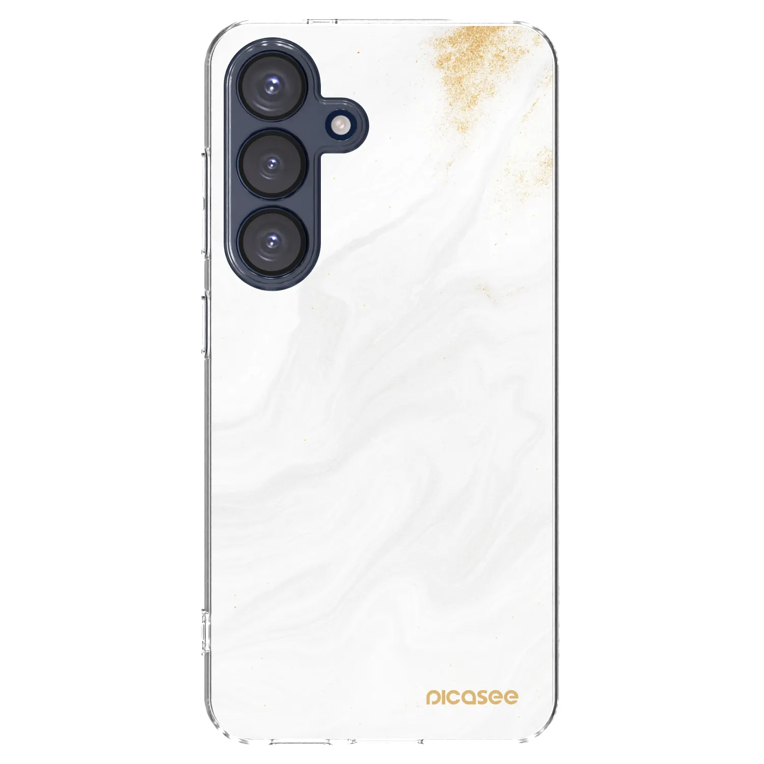 Picasee husă transparentă din silicon pentru Samsung Galaxy S25 5G - White
