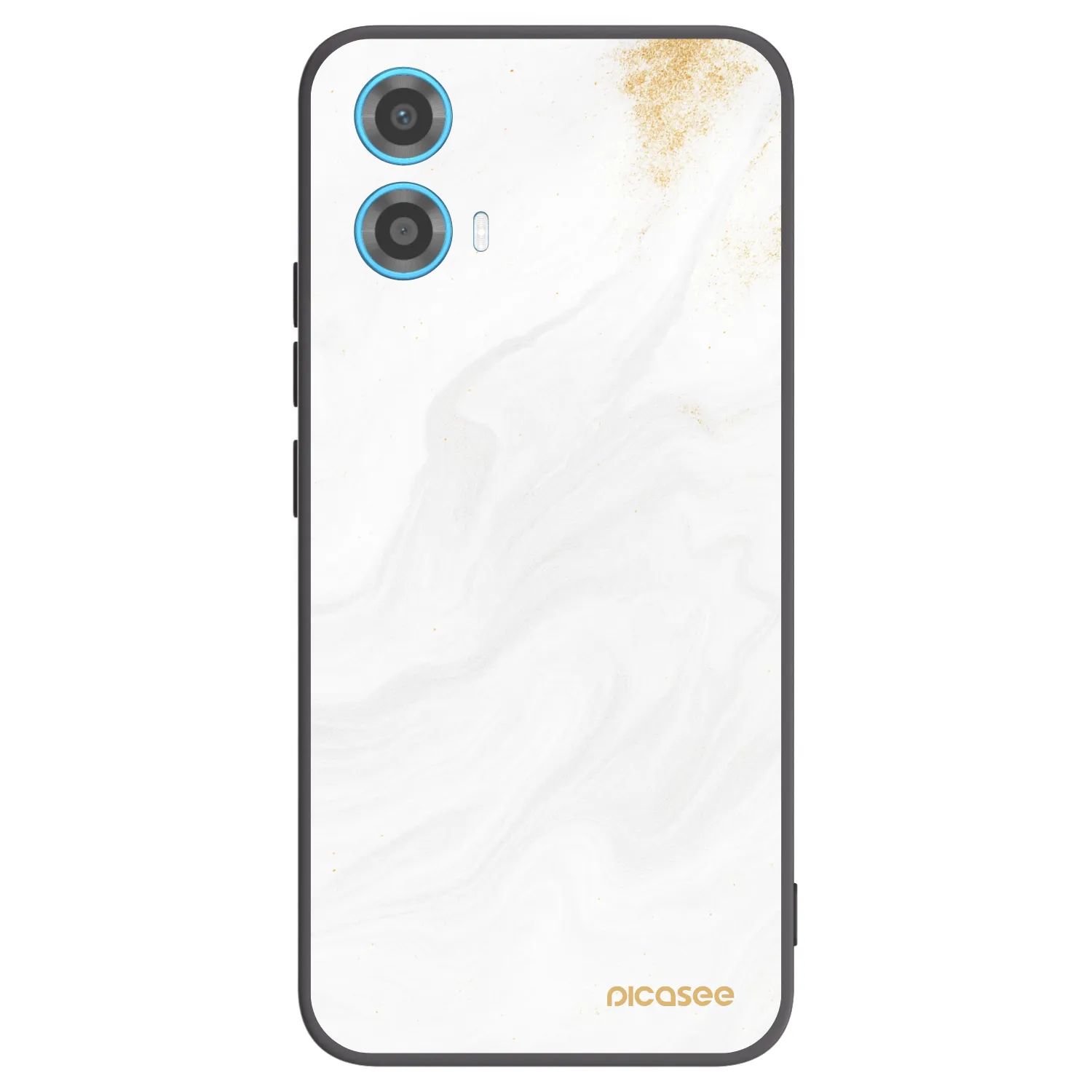 Picasee husă neagră din silicon pentru Motorola Moto G34 5G - White