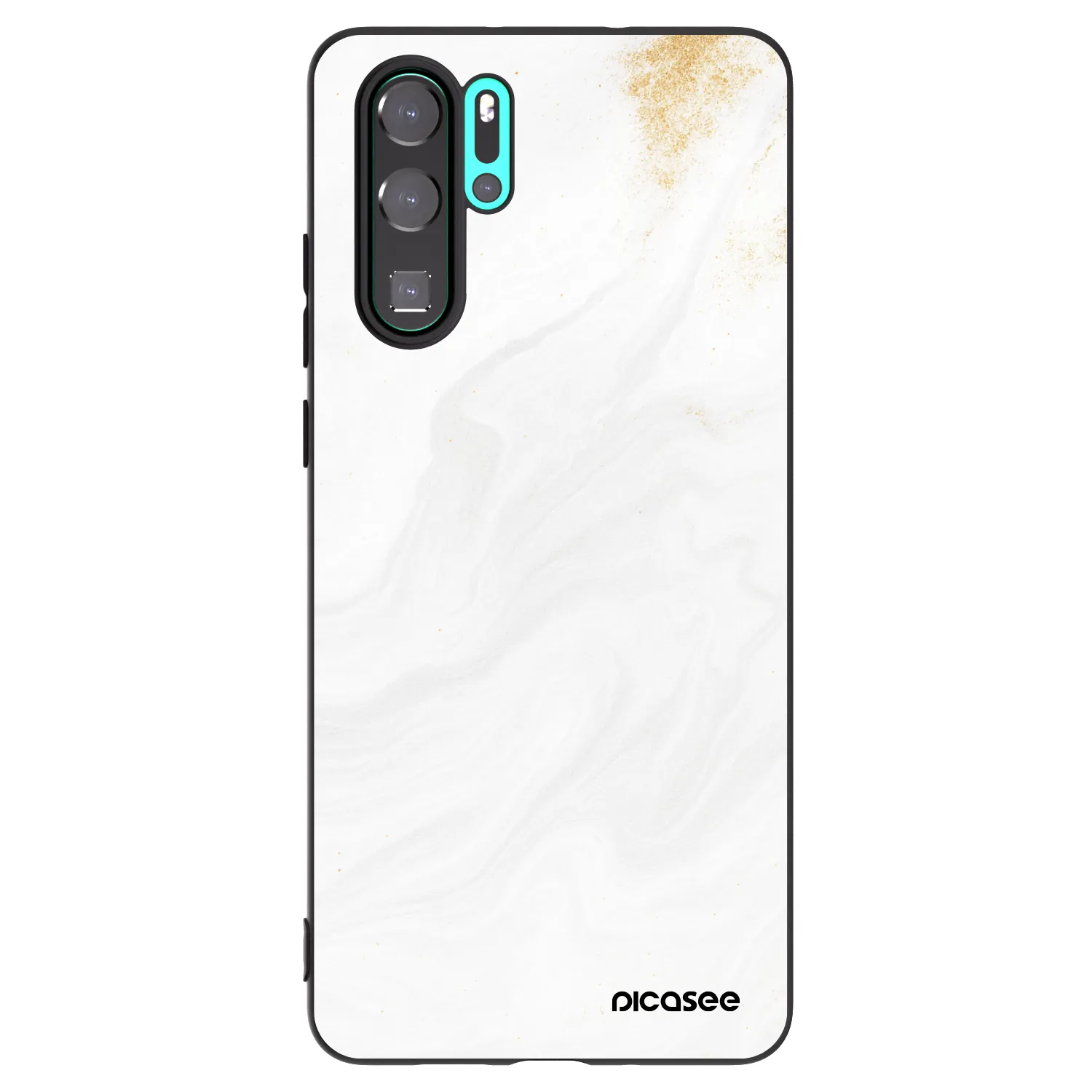 Picasee husă neagră din silicon pentru Huawei P30 Pro - White
