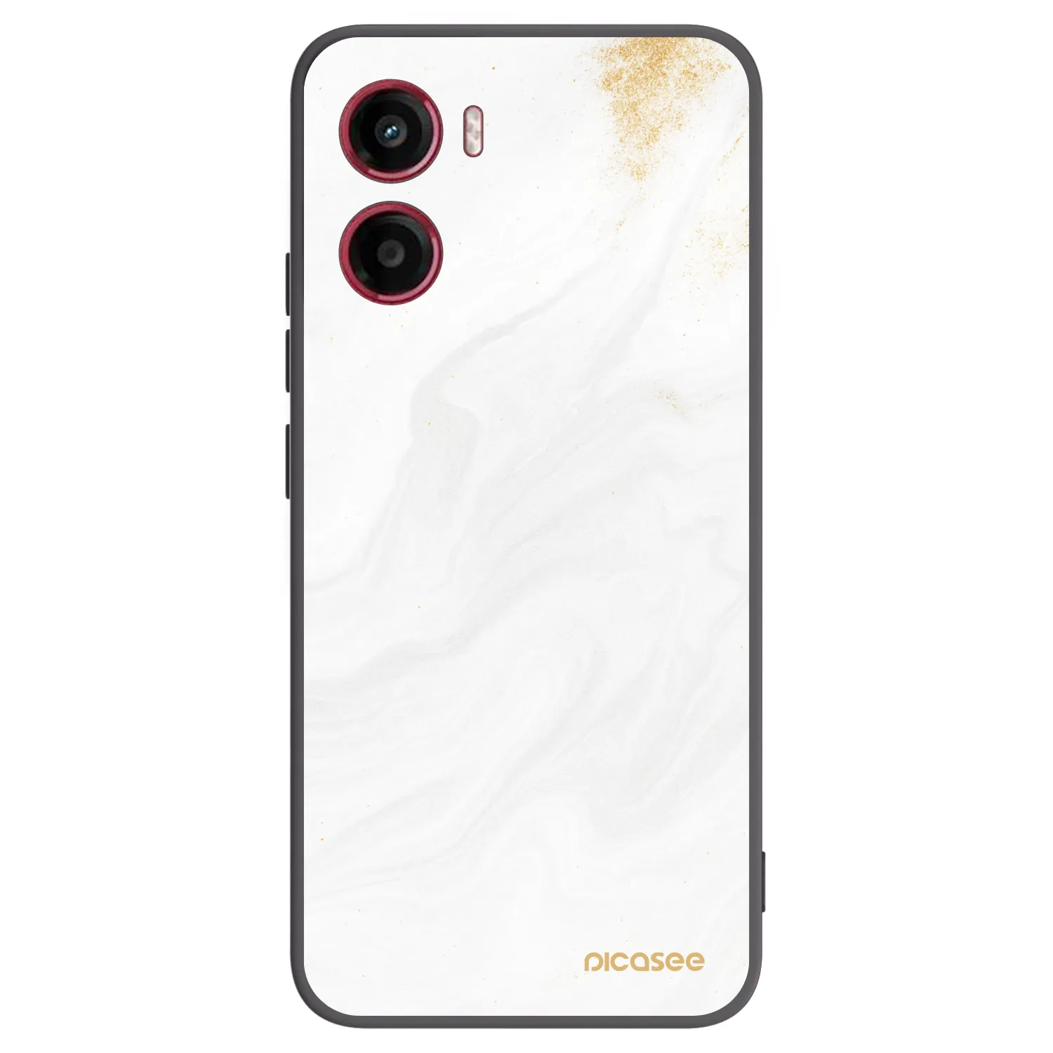 Picasee husă neagră din silicon pentru Motorola Moto G05 - White