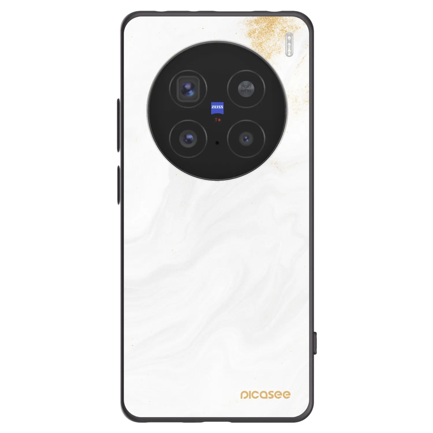 Picasee husă neagră din silicon pentru Vivo X200 Pro - White