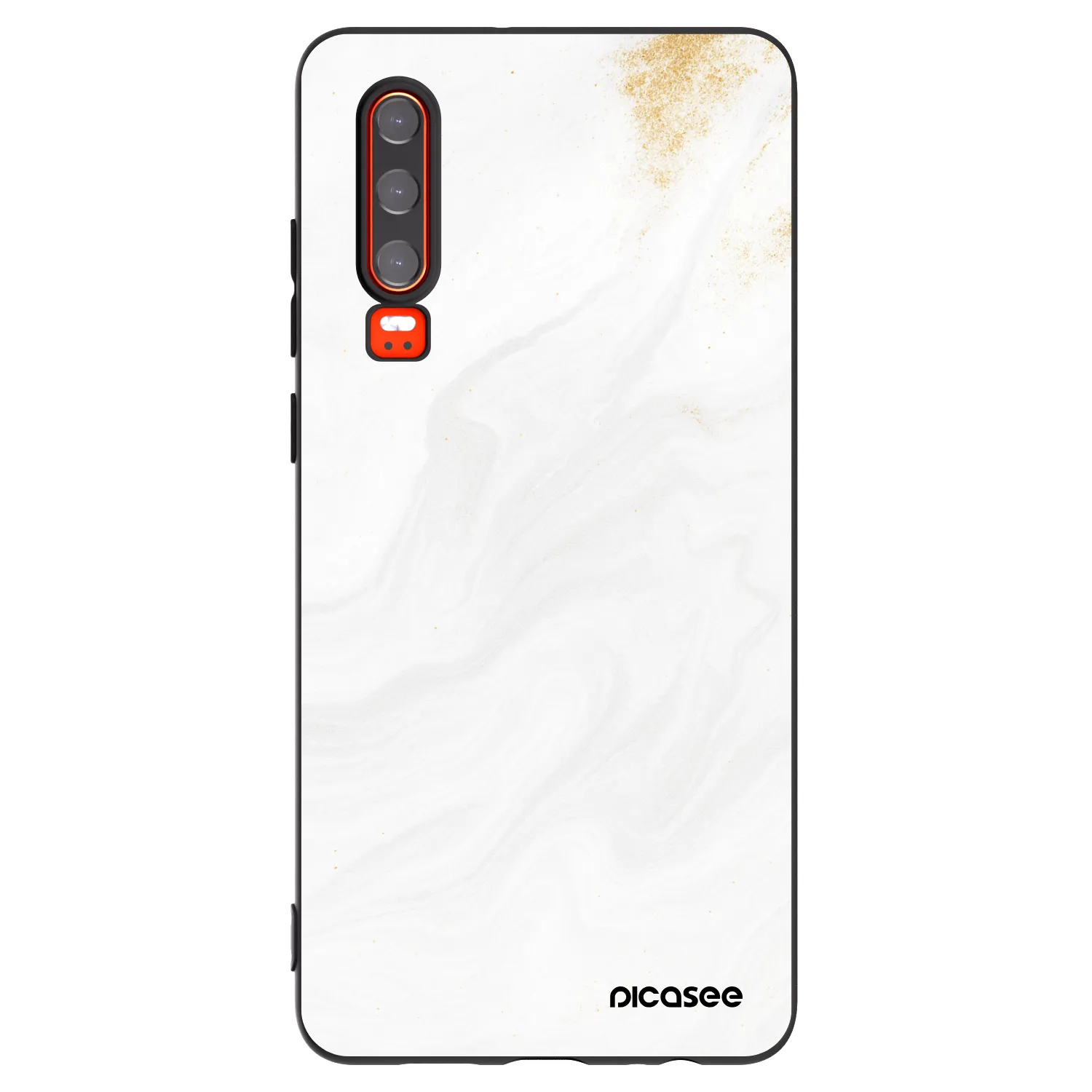 Picasee husă neagră din silicon pentru Huawei P30 - White