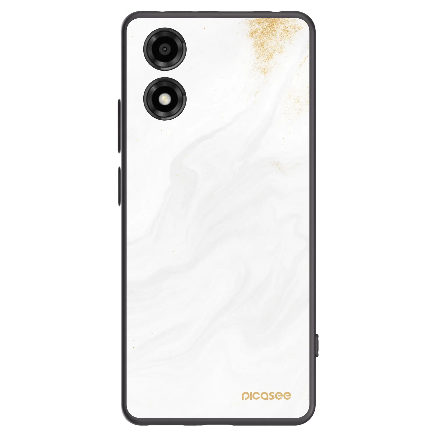 Picasee husă neagră din silicon pentru Motorola Moto E14 - White