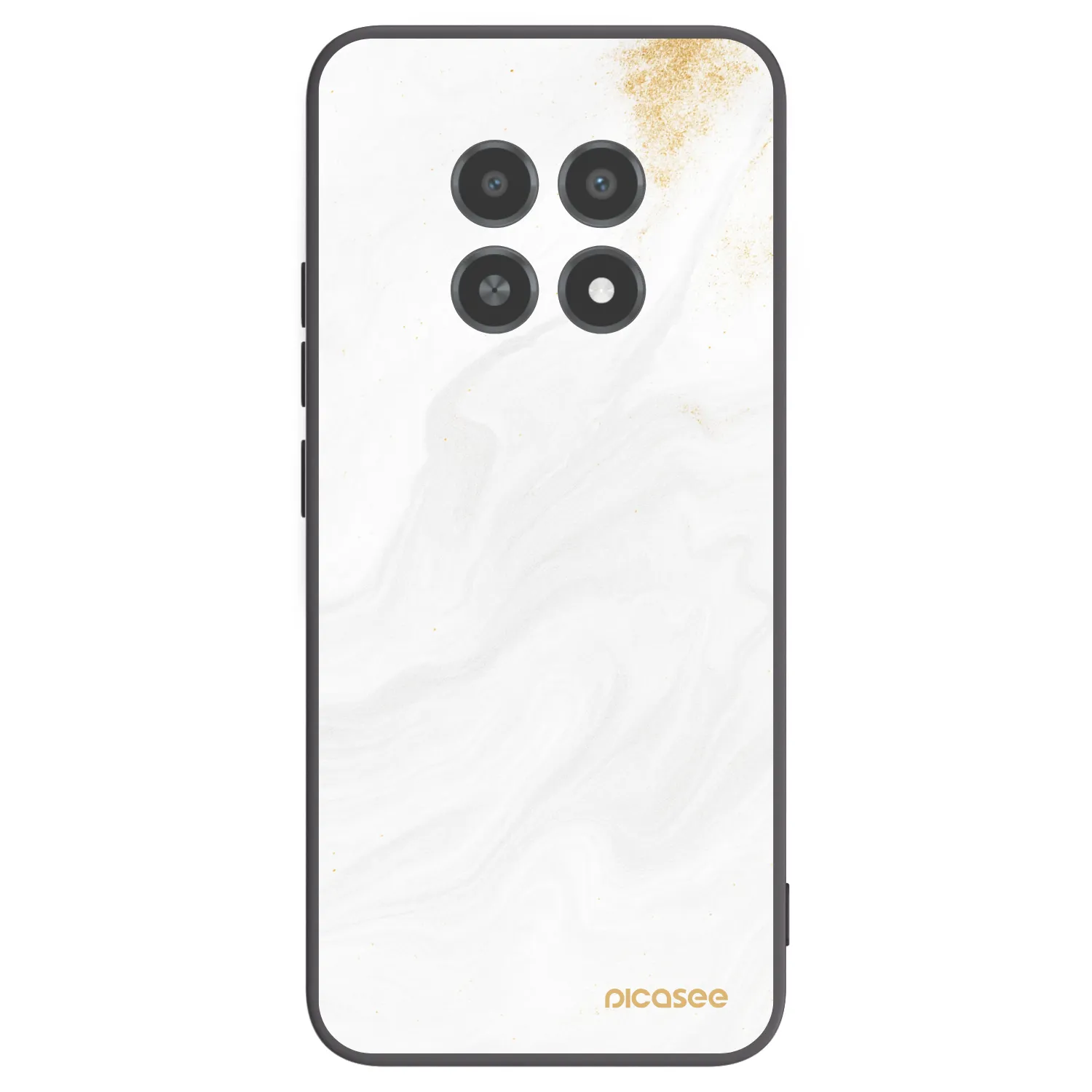 Picasee husă neagră din silicon pentru Realme 12X - White