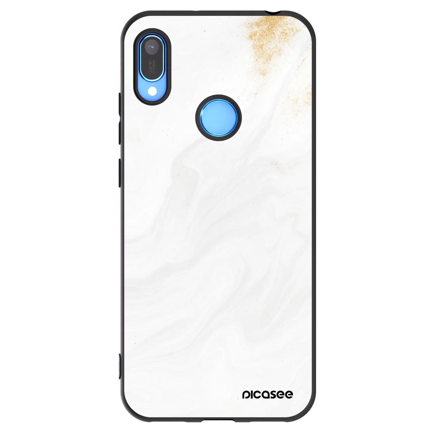 Picasee husă neagră din silicon pentru Huawei Y6 2019 - White