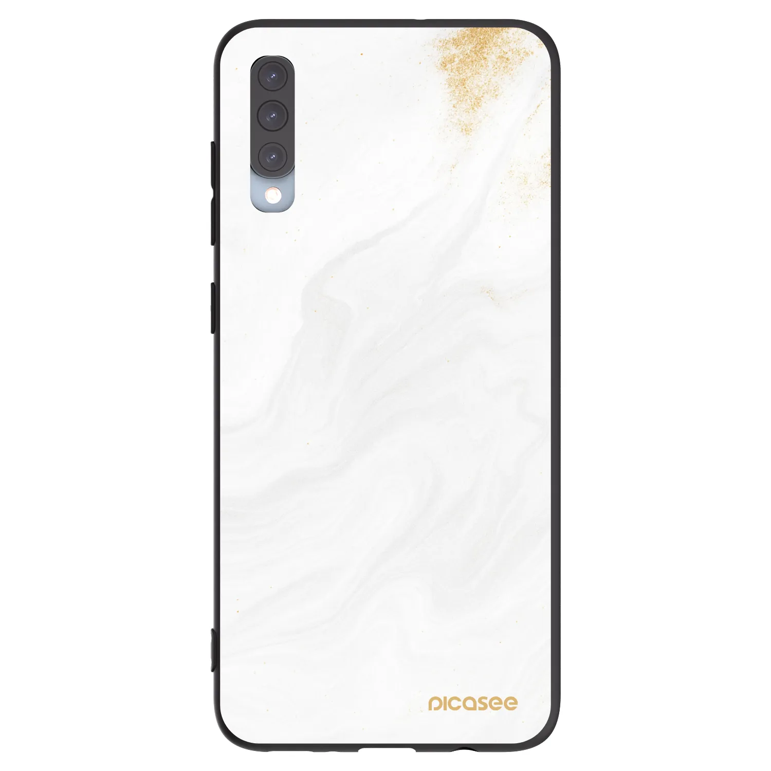 Picasee husă neagră din silicon pentru Samsung Galaxy A70 A705F - White