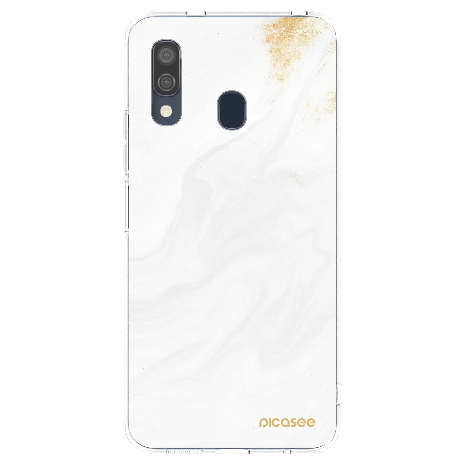 Picasee husă transparentă din silicon pentru Samsung Galaxy A40 A405F - White