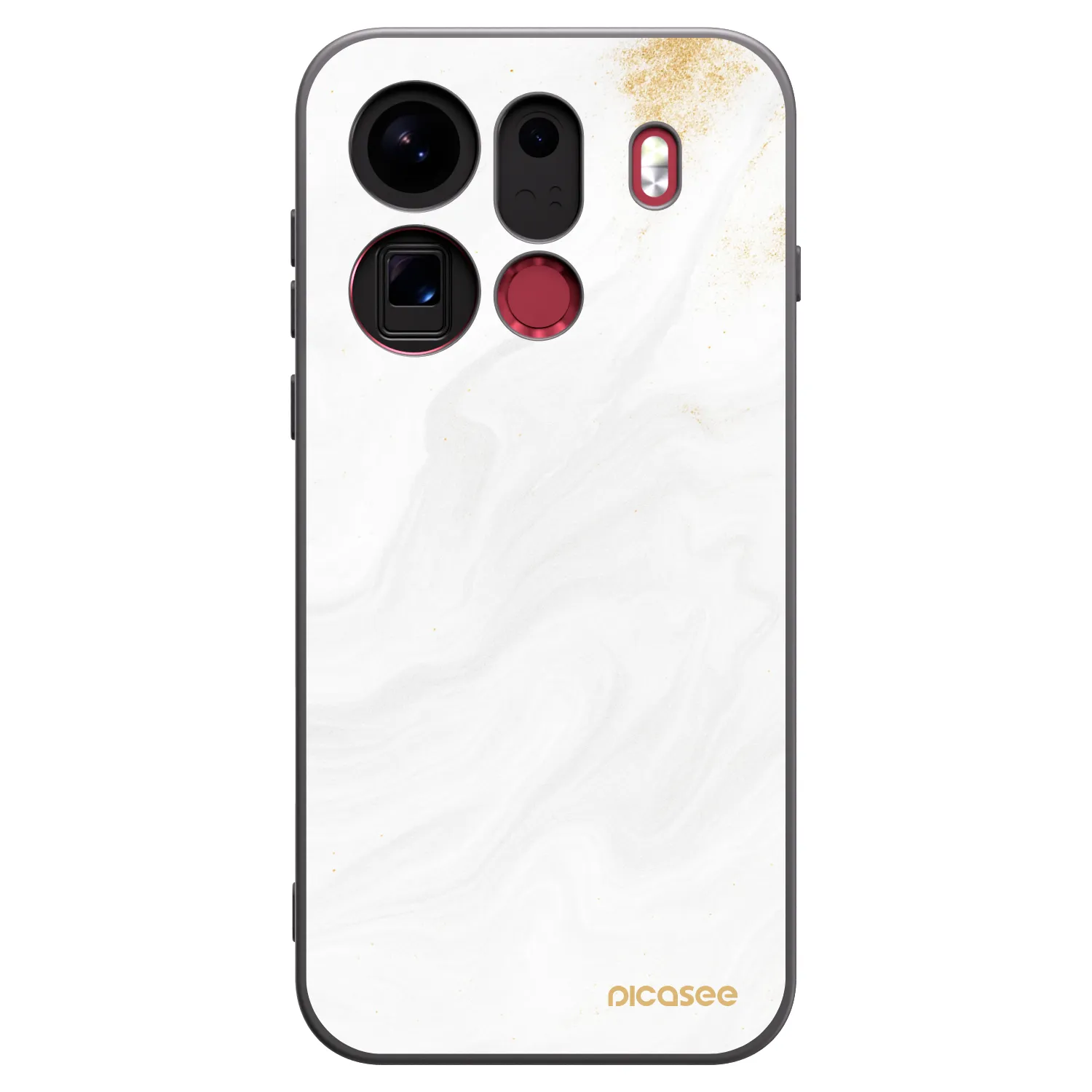 Picasee husă neagră din silicon pentru OPPO Find X9 Pro - White