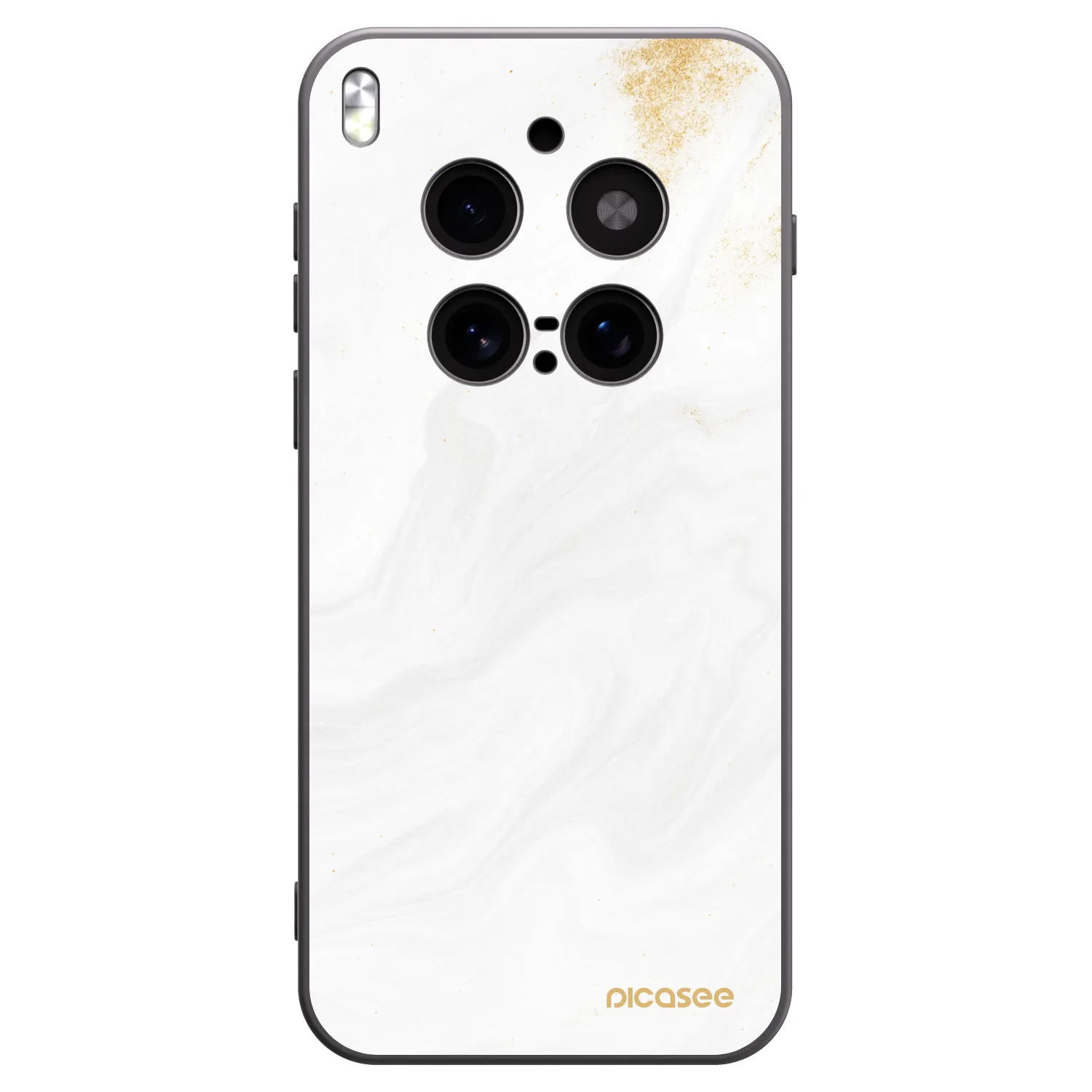 Picasee husă neagră din silicon pentru Vivo X300 Pro - White