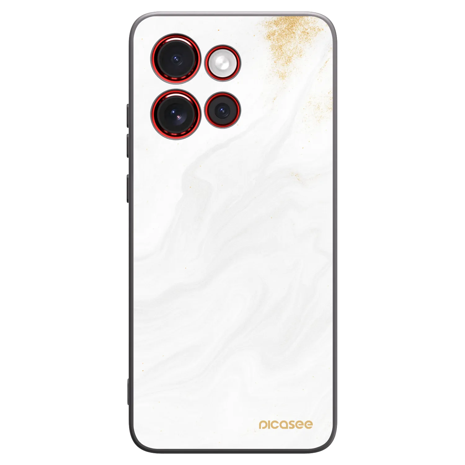 Picasee husă neagră din silicon pentru Motorola Edge 60 Neo 5G - White