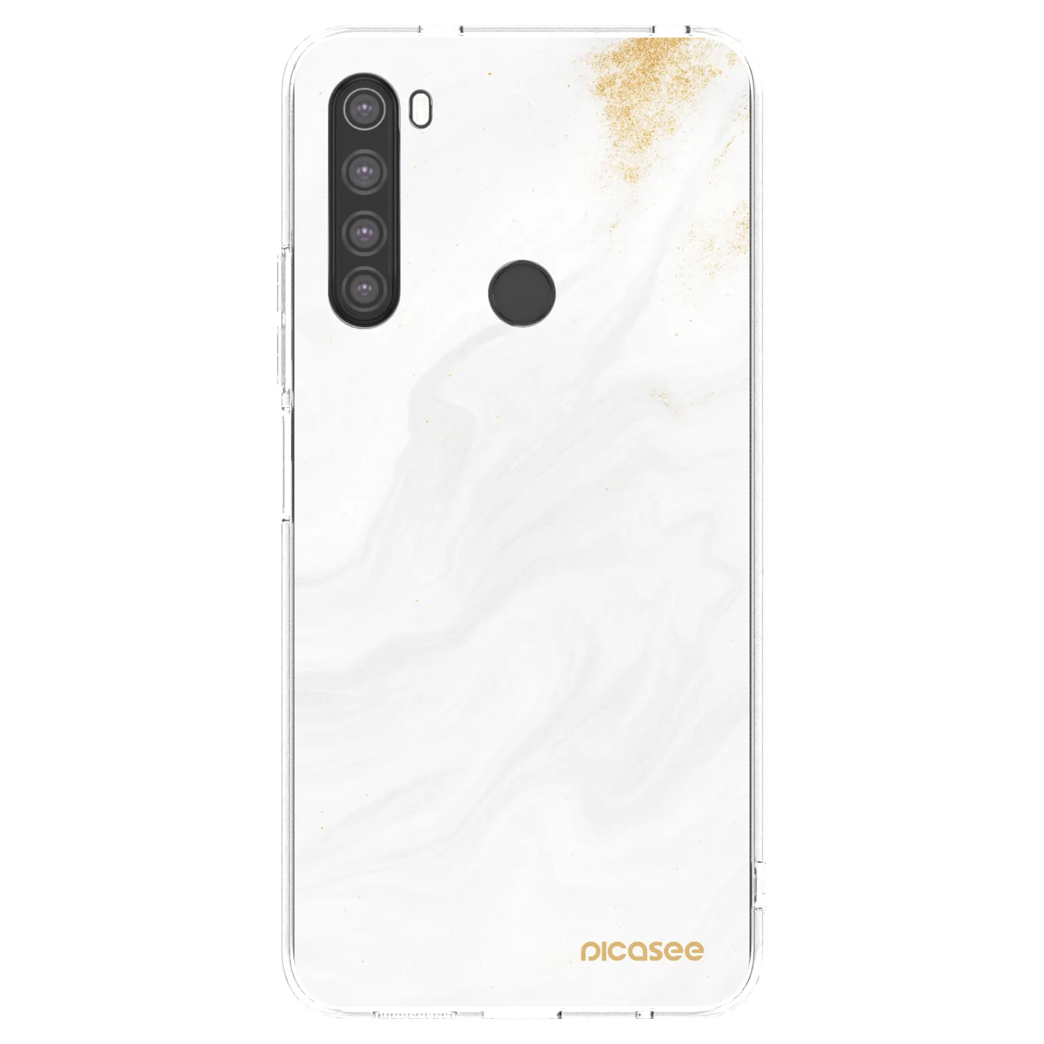 Picasee husă transparentă din silicon pentru Xiaomi Redmi Note 8 - White