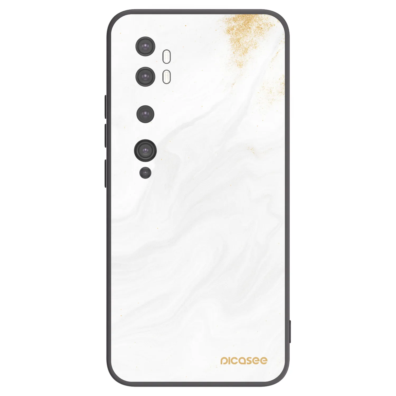 Picasee husă neagră din silicon pentru Xiaomi Mi Note 10 (Pro) - White