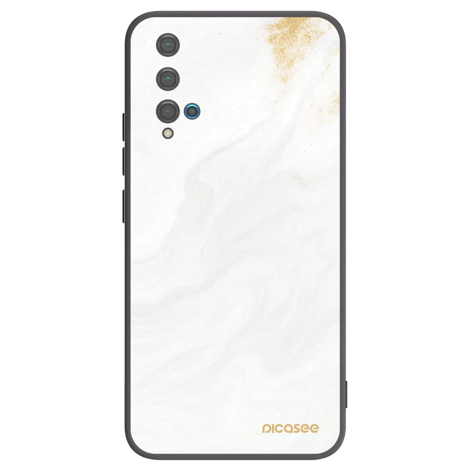 Picasee husă neagră din silicon pentru Huawei Nova 5T - White