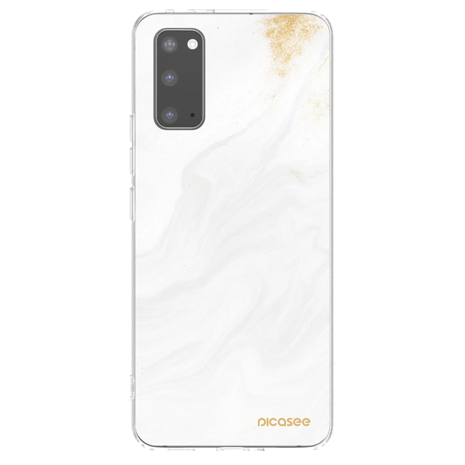 Picasee husă transparentă din silicon pentru Samsung Galaxy S20 G980F - White